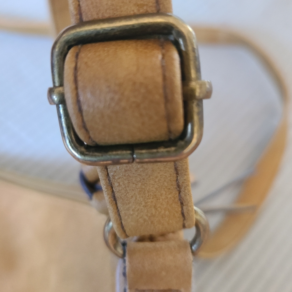 Vintage Vegan Leather Crossbody bag - Picture 4 of 6